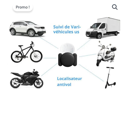 Mini Traceur GPS Sans Fil – Compatible Apple Find My &amp; Android – Ne perdez plus jamais vos objets
