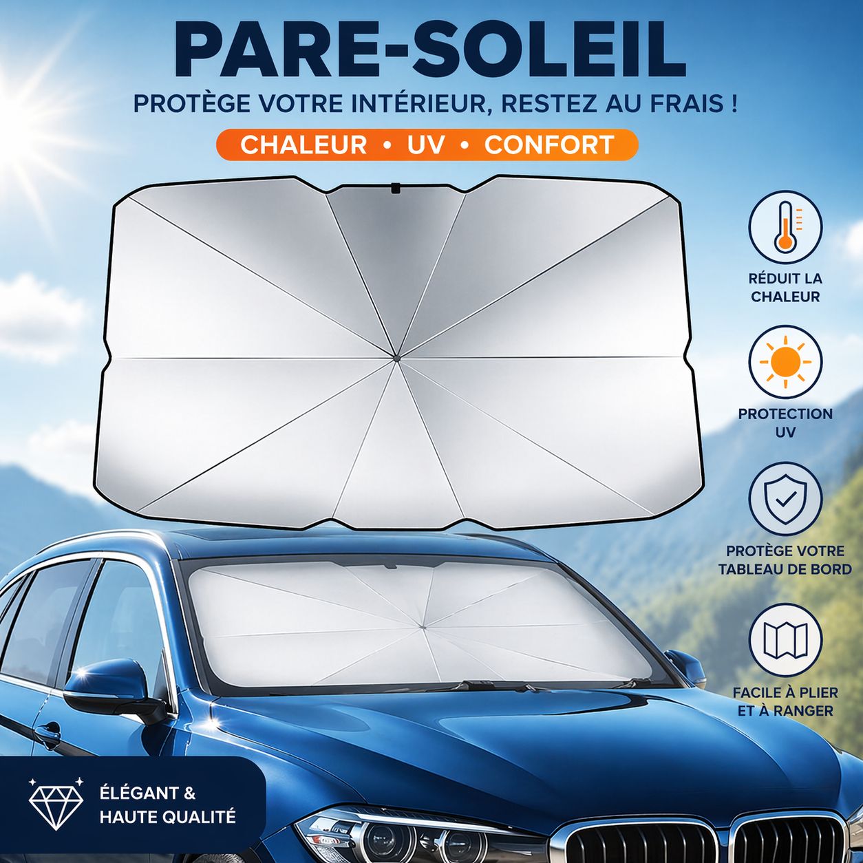 Protégez Votre Voiture de la Chaleur en 10 Secondes