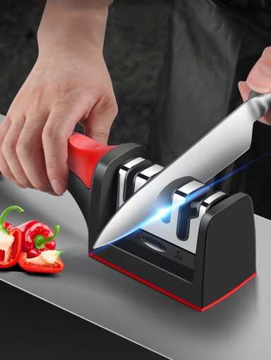 Aiguiseur de Couteaux Professionnel – Lames Ultra Tranchantes en Quelques Secondes